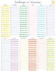 Birthdays to Remember Calendar - PRINTABLE