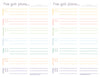 Weekly Planner - PRINTABLE